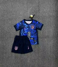 Atletico Madrid third away kids   1:1 Quality Soccer Jersey   24-25