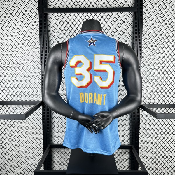ALL STAR baby blue #35 DURANT NBA  Jerseys  2025