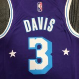 Los Angeles Lakers City Edition 75 Year  Prople #3 DAVIS 1:1 Quality NBA Season Jerseys 2022