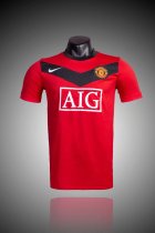 Retro  Manchester United Home 1:1 Quality Soccer Jersey 2009-2010