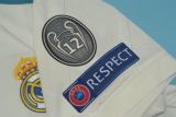 Retro Real Madrid Home Player  1:1 Quality Soccer Jersey  2017-2018