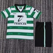 Retro Sporting Lisbon Home Kids 1:1 Quality Soccer Jersey 1999-2000