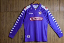 Retro Florence long Home 1:1 Quality Soccer Jersey    1998-1999