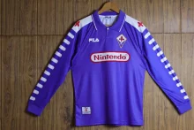 Retro Florence long Home 1:1 Quality Soccer Jersey    1998-1999