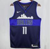Mavericks IRVING #11 Sapphire Blue NBA Jerseys 24-25