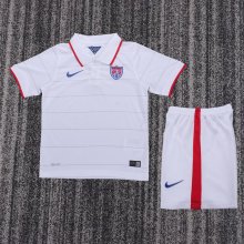 Retro America Kids Home Fans 1:1 Quality Soccer Jersey  2014