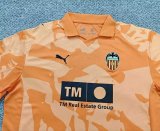 Retro Valencia Yellow Fans   1:1 Quality Soccer Jersey   25-26