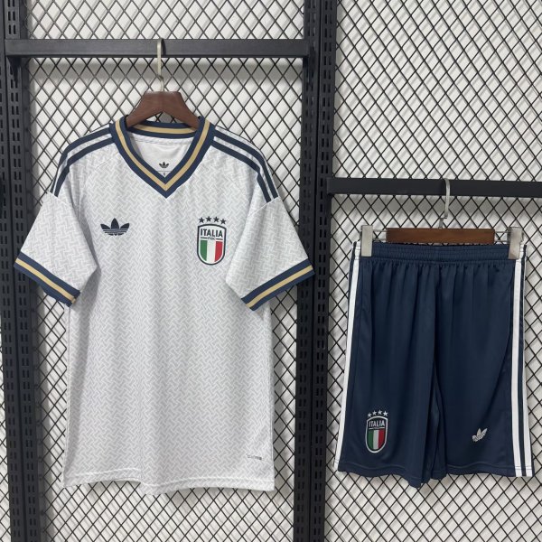 Italy Away Sets with pants Fans 1:1 Quality Soccer Jersey  26-27（2026）