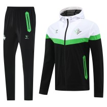 Betis Windbreaker Sets With pants  Black 1:1 Quality Soccer Jersey  25-26
