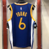 Golden State Warriors Blue V-Neck  #6 YOUNG 1:1 Quality NBA Season Jerseys 2020