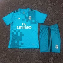 Retro Real Madrid Third   Kits Suit   Fans 1:1 Quality Soccer Jersey  2017-2018