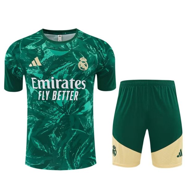 Real Madrid  Training Green With Pants Sets (16-2XL) 1:1 Quality Soccer Jersey  26-27（2026）