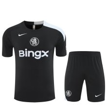 Chelsea  Training  Fans Kits  Black 1:1 Quality Soccer Jersey 25-26 (Kids And Man )