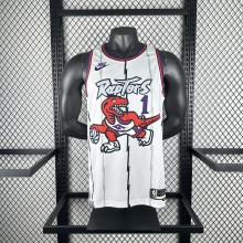 Retro Toronto Raptors  White #1 MCGRADY 1:1 Quality NBA  Season Jerseys 2026