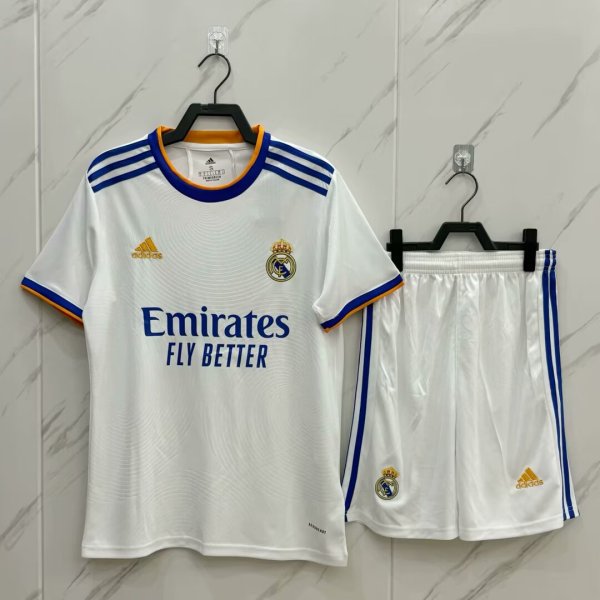 Real Madrid Home kits suit  Fans  1:1 Quality Soccer Jersey   2021-2022