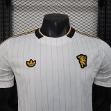 Manchester United  t-shirt Special Edition Fans White 1:1 Quality Soccer Jersey    25-26