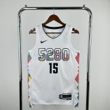 Denver Nuggets  City Edition White  #15 JOKIC 1:1 Quality NBA  Season Jerseys 2025