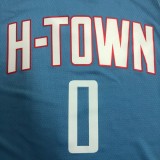 Houston Rockets City Edition  Blue #0 WESTBROOK 1:1 Quality NBA  Season Jerseys 2021