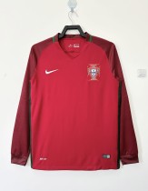 Retro Portugal long Home 1:1 Quality Soccer Jersey 2016