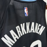 Utah Jazz  Black #00 MARKKANEN 1:1 Quality NBA  Season Jerseys 2026