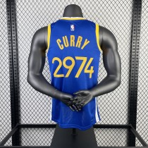 Golden State Warriors  V-neck blue #2974 CURRY 1:1 Quality NBA Season Jerseys 2023