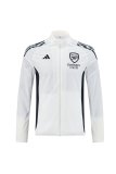 Arsenal Windbreaker  White 1:1 Quality Soccer Jersey  25-26