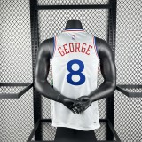 Philadelphia 76ers   City Edition #8 GEORGE NBA Jerseys  2025