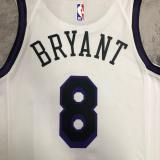 Los Angeles Lakers Kobe #8 BRYANT White City Edition NBA Jerseys 2023