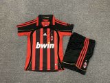 Retro AC Milan  Home  Kids 1:1 Quality Soccer Jersey   2005-2006