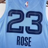 Memphis Grizzlies  Jordan Blue #23 ROSE  1:1 Quality NBA Jerseys 2023