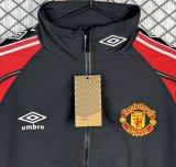 Retro Manchester United Windbreaker  Black 1:1 1998-1999