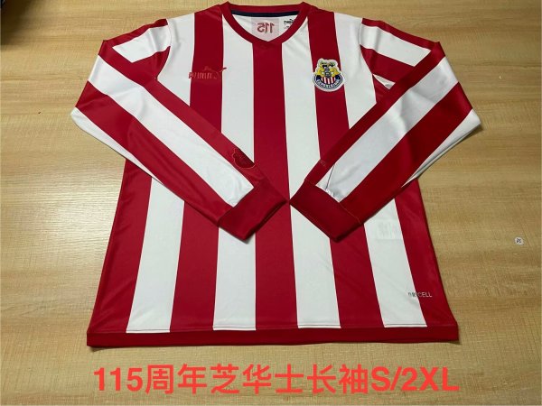 Retro Chivas (Guadalajara )  Long  115 year  Home  1:1 Quality Soccer Jersey