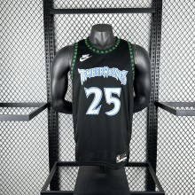 Minnesota Timberwolves  Black Retro  #25 ROSE NBA Jerseys  2026