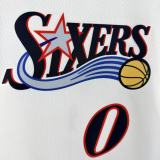 Philadelphia 76ers Retro White #0 MAXEY 1:1 Quality NBA  Season Jerseys 2026