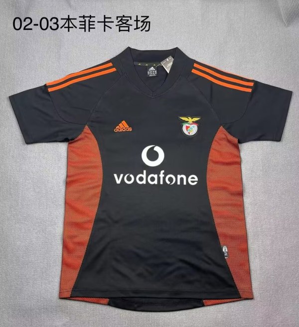 Retro Benfica  away fans 1:1 Quality Soccer Jersey  2002-2003