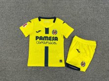Villarreal  Home Kids   1:1 Quality Soccer Jersey   25-26