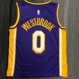 Los Angeles Lakers Purple #0 WESTBROOK  1:1 Quality NBA Season Jerseys