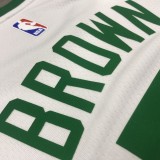 Boston Celtics White #7 BROWN  1:1 Quality NBA Jerseys  2021
