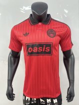Adidas Clover Oasis #25 POLO T-shirt  Red Fans 1:1 Quality Soccer Jersey  25-26