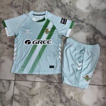 Real Betis Away  Kids Fans  1:1 Quality Soccer Jersey  25-26