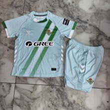 Real Betis Away  Kids Fans  1:1 Quality Soccer Jersey  25-26