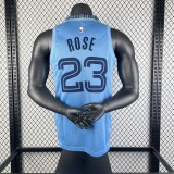 Memphis Grizzlies  Jordan Blue #23 ROSE  1:1 Quality NBA Jerseys 2021