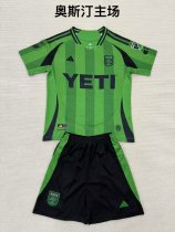 Austin   home fans kits  1:1 Quality Soccer Jersey  25-26 (kids and man )