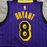 Los Angeles Lakers Kobe #8 BRYANT  Purple stripe NBA Jersey 2018
