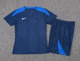 Nike Sets  Blue 1:1 Quality Soccer Jersey  25-26