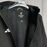 Real Madrid  Windbreaker  Interchange Jacket Black  White 1:1 Quality Soccer Jersey  25-26
