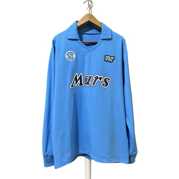 Retro Napoli Home long 1:1 Quality Soccer Jersey  1988-1989