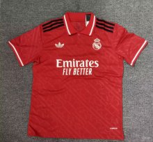 Real Madrid third away red Fans  1:1 Quality Soccer Jersey    24-25