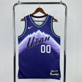 Utah Jazz  Purple #00 MARKKANEN 1:1 Quality NBA  Season Jerseys 2026