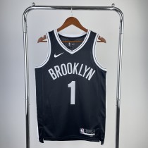Brooklyn Nets Black #1 BRIDGES 1:1 Quality NBA  Season Jerseys 2023